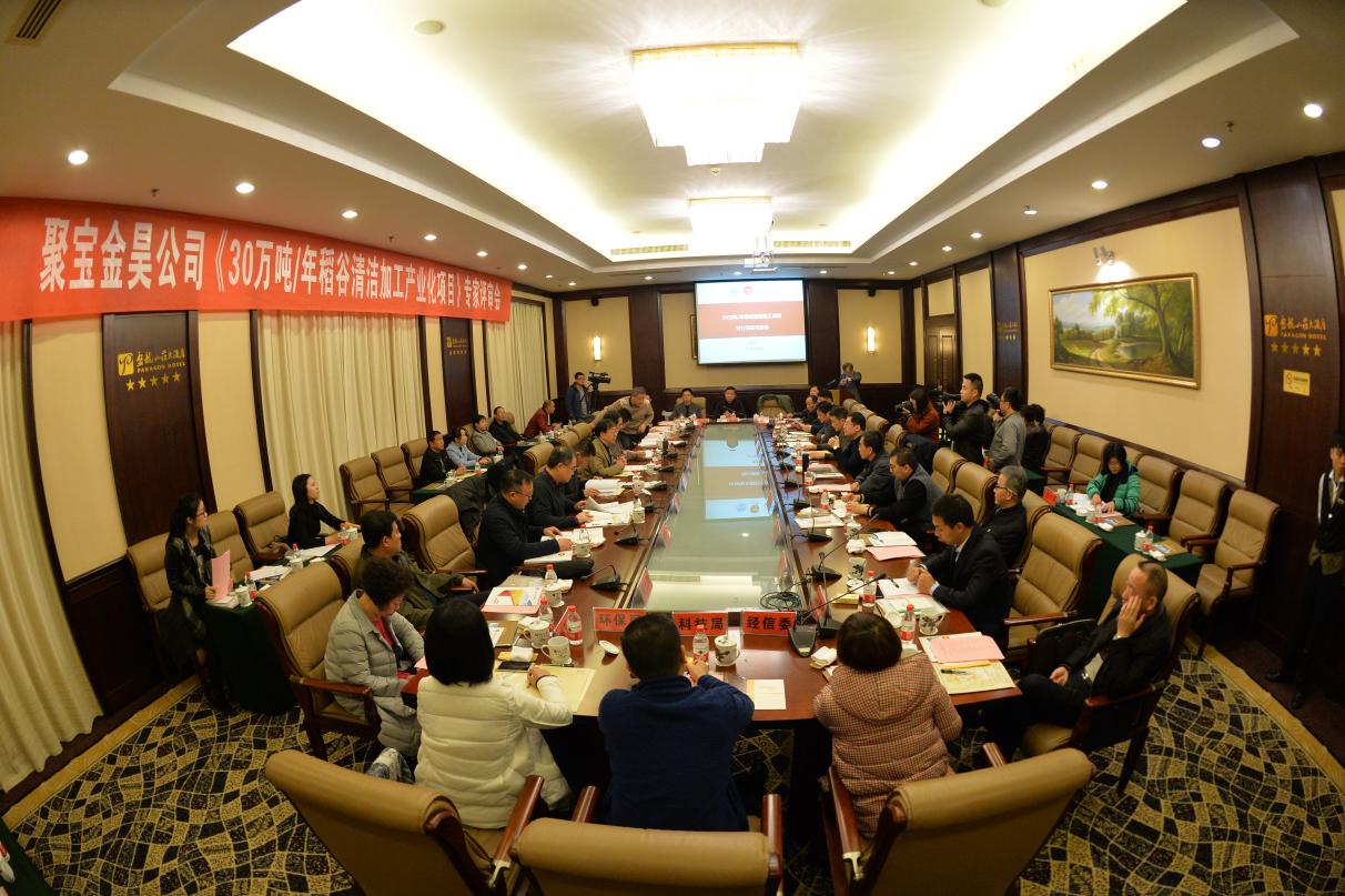 我司“30萬噸/年稻谷全利用清潔加工產業化建設項目”可行性研究通過專家評審